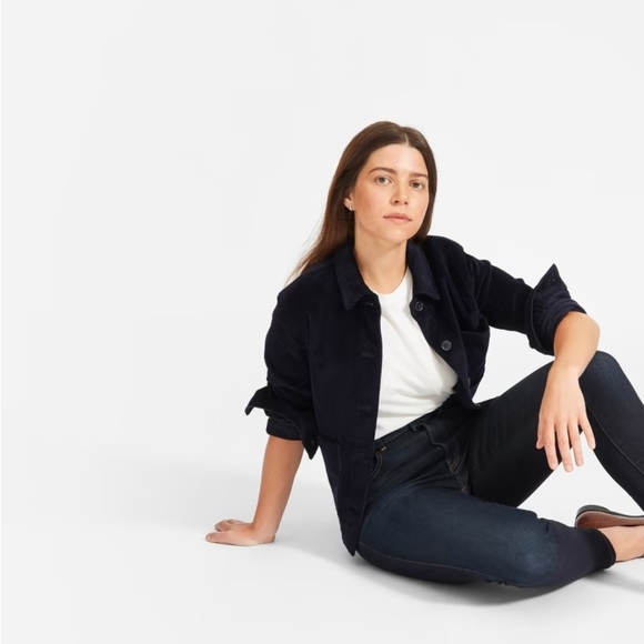 Everlane The Curvy High Rise Skinny Jean Crop size 27 Dark Wash NWOT - Picture 2 of 12